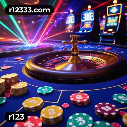 Saldo e bônus exibidos no lobby do app r123